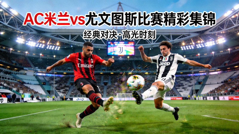 AC米兰对阵尤文图斯比赛精彩集锦封面图